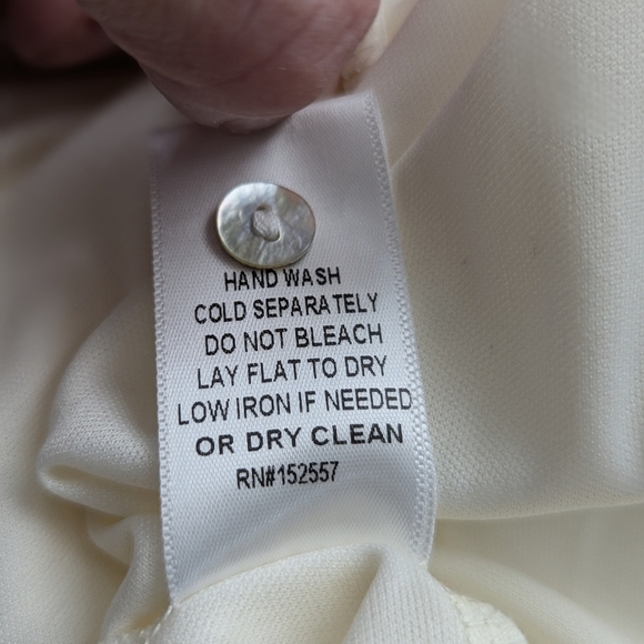 Polagram Women’s Chiffon Floral Watercolor Midi Belted Dress Smocked Bodice S - Picture 6 of 12